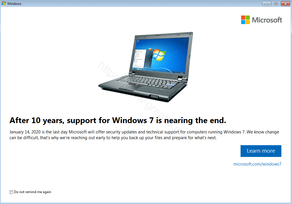 Passare da Windows 7 a Windows 10